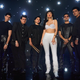 Left to right: Carlos Alfredo Jr., Hunter Reese Peña, Noemi Gonzalez, Christian Serratos, Gabriel Chavarria, and Jesse Posey